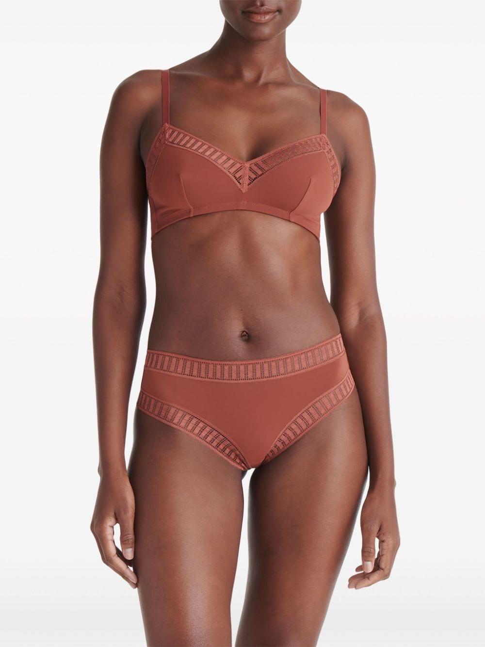 Madeleine Graphic triangle bra 