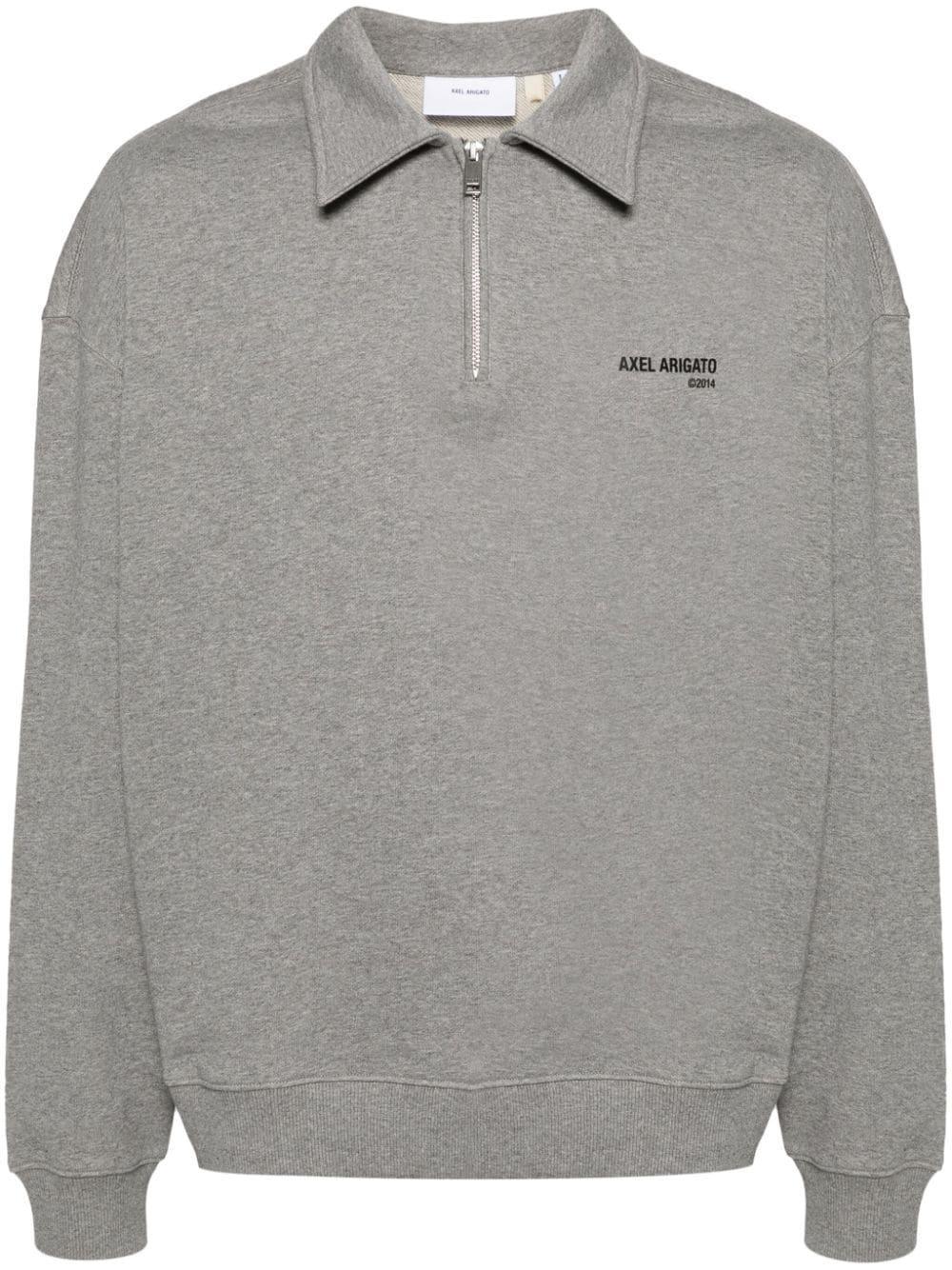 Remi mélange zipped sweatshirt