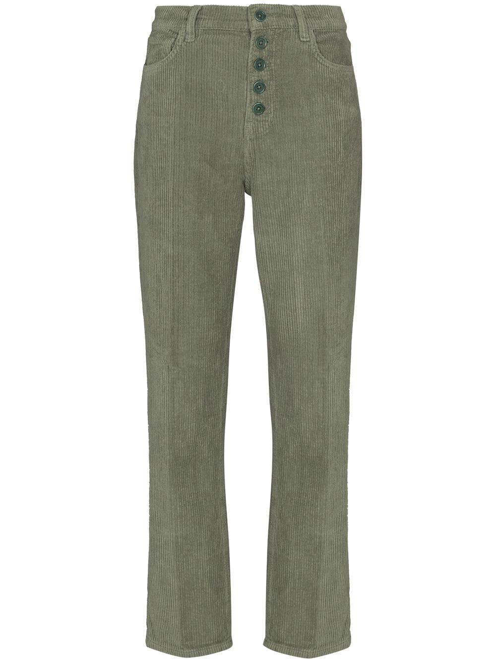 Cynthia straight corduroy trousers