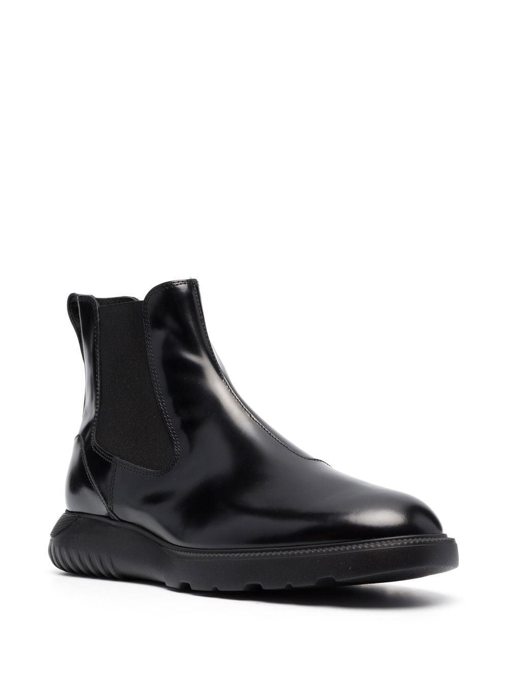 H600 leather Chelsea boots