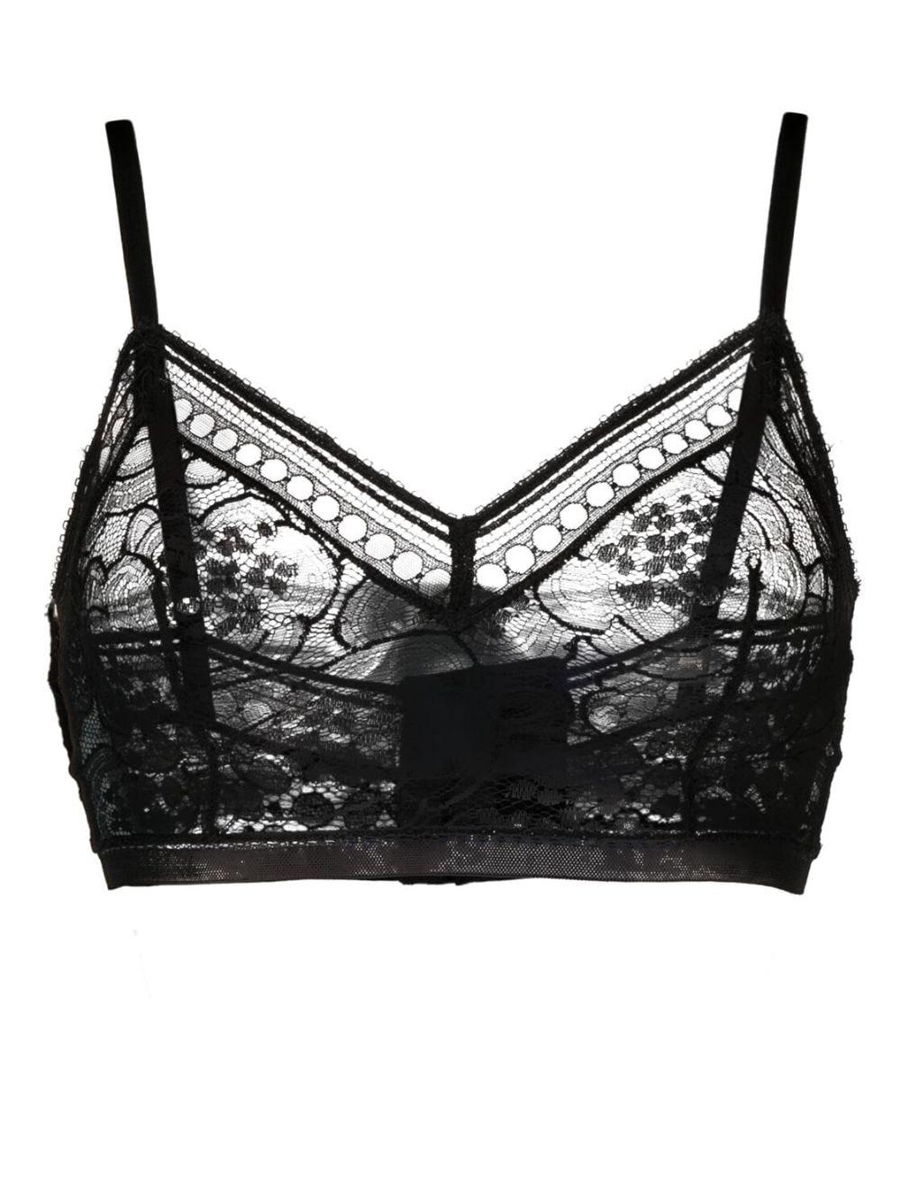 Fantaisie floral-lace bra