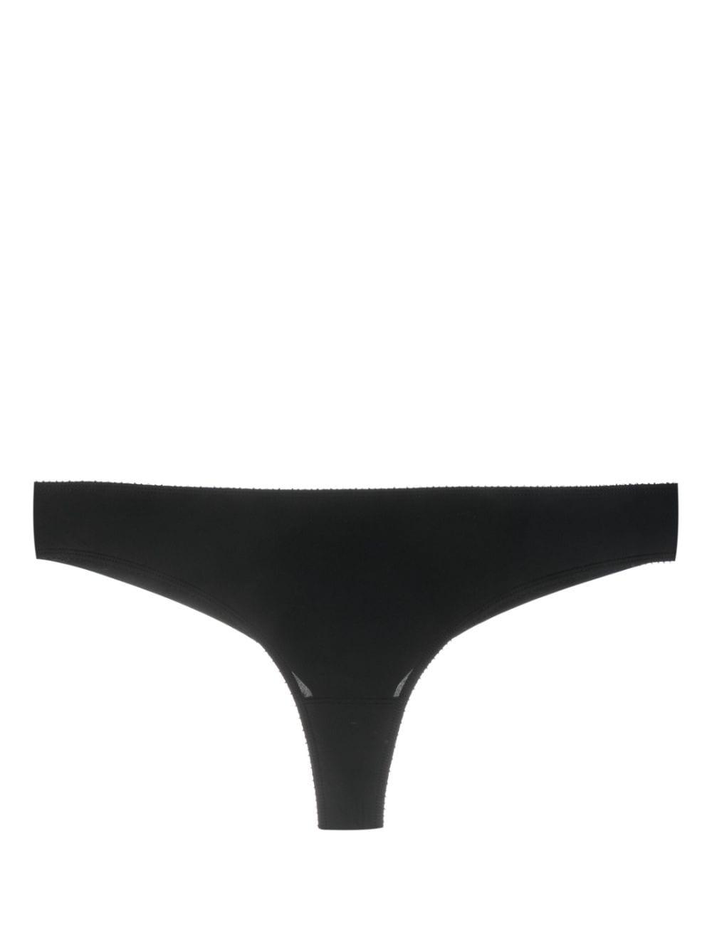 Roller low-rise thong