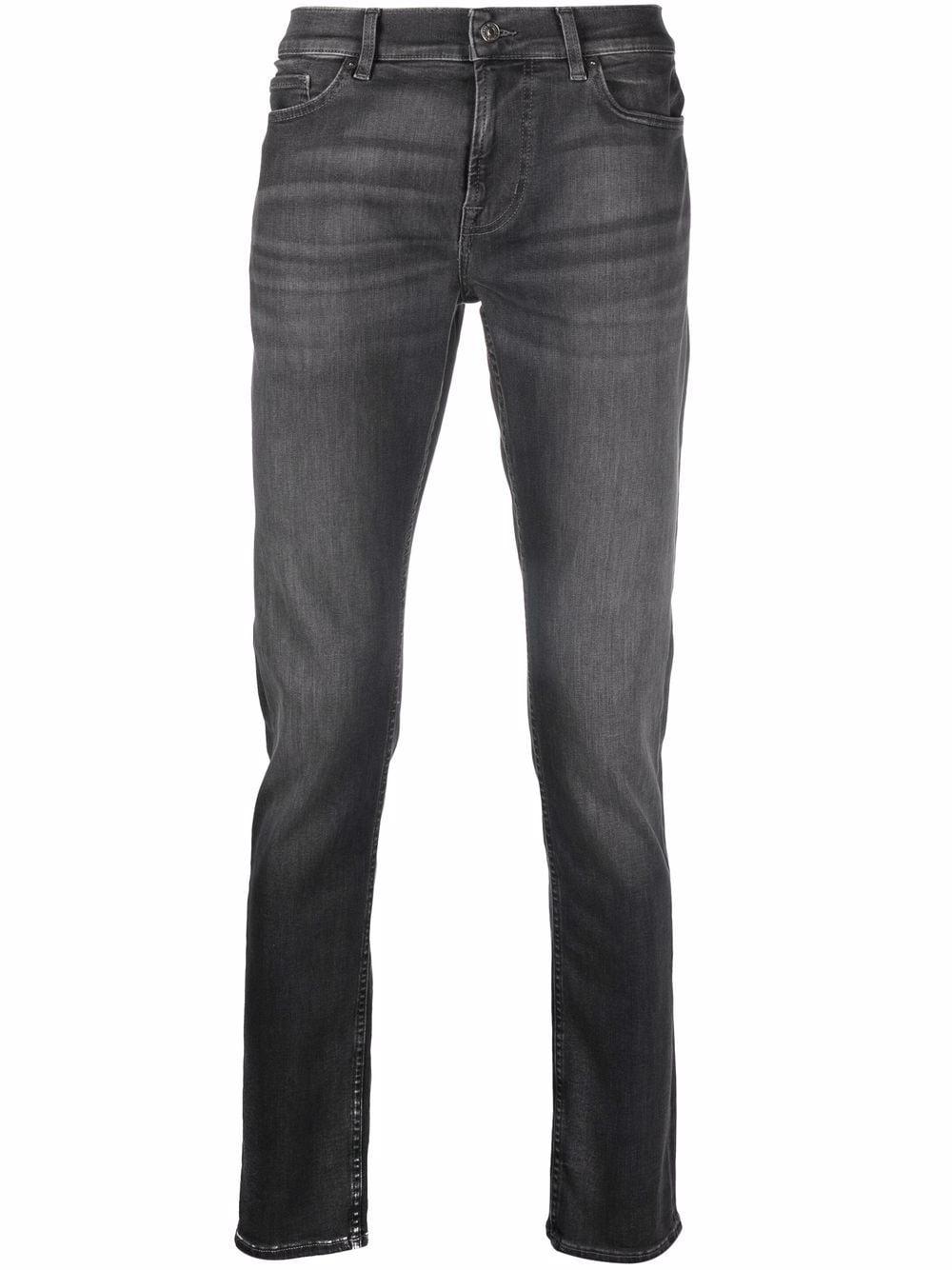 low-rise slim-fit jeans