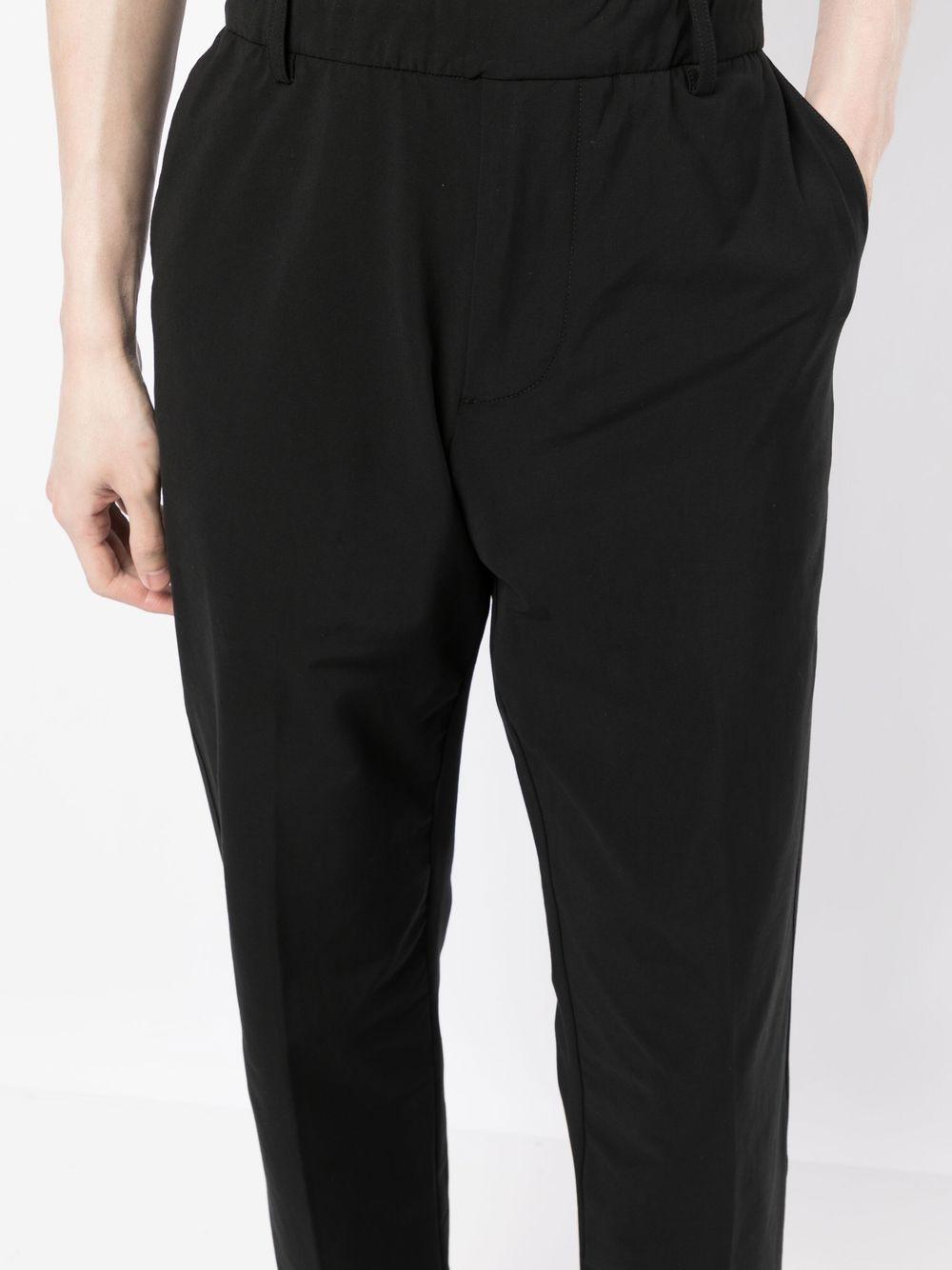 straight-leg tailored trousers