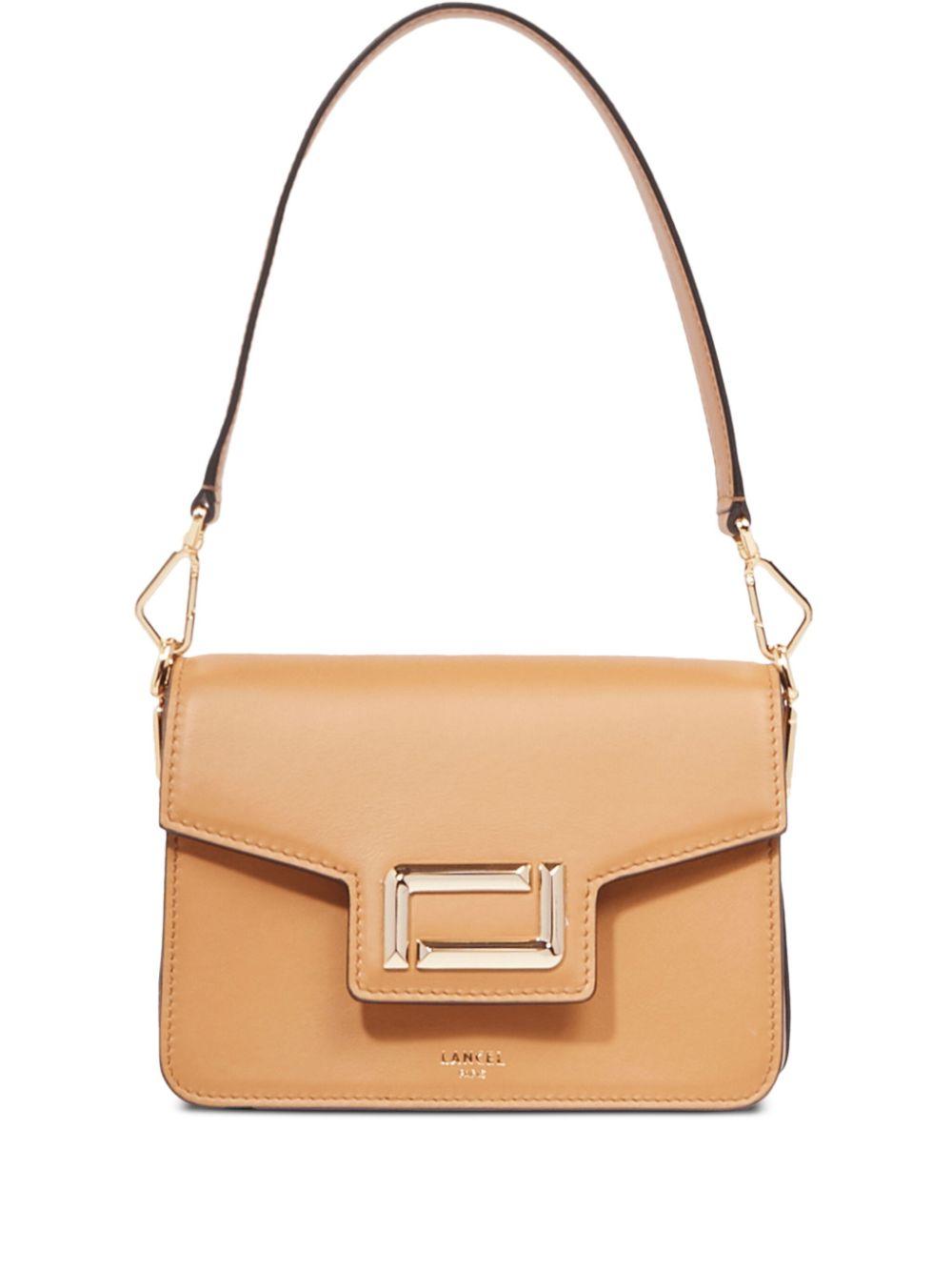 leather small flap bag