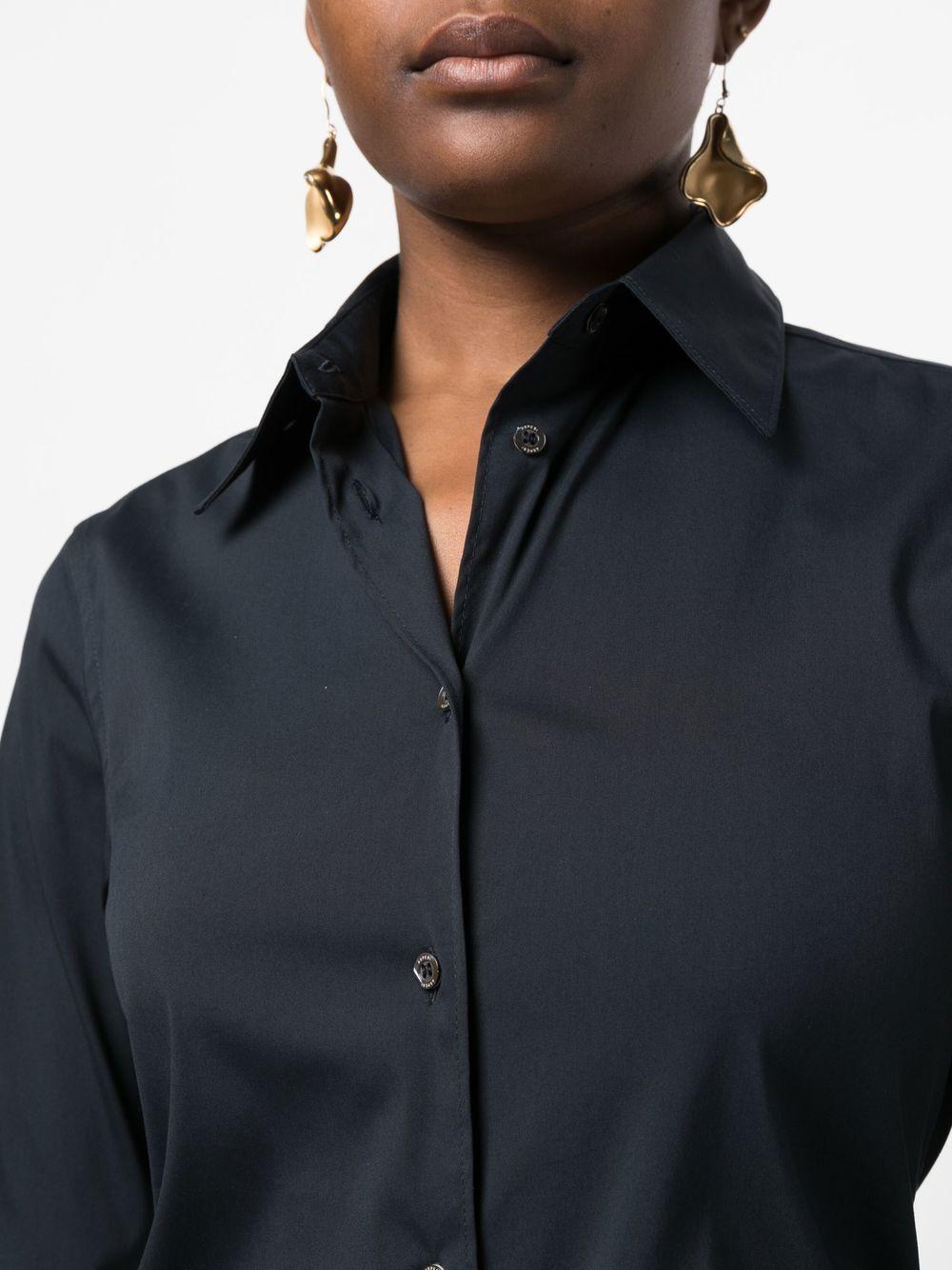 long-sleeve cotton shirt