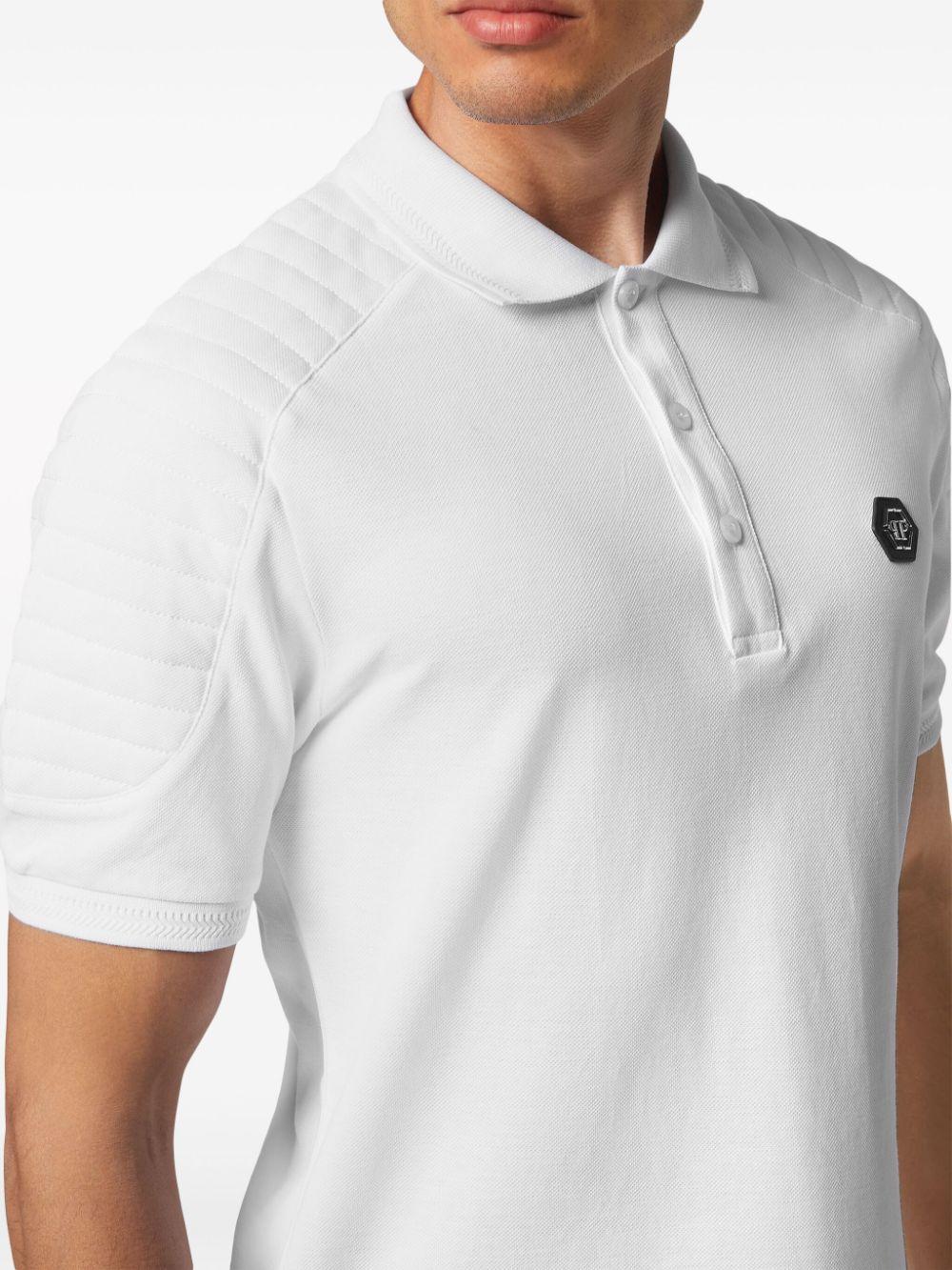 Polo shirt logo-applied