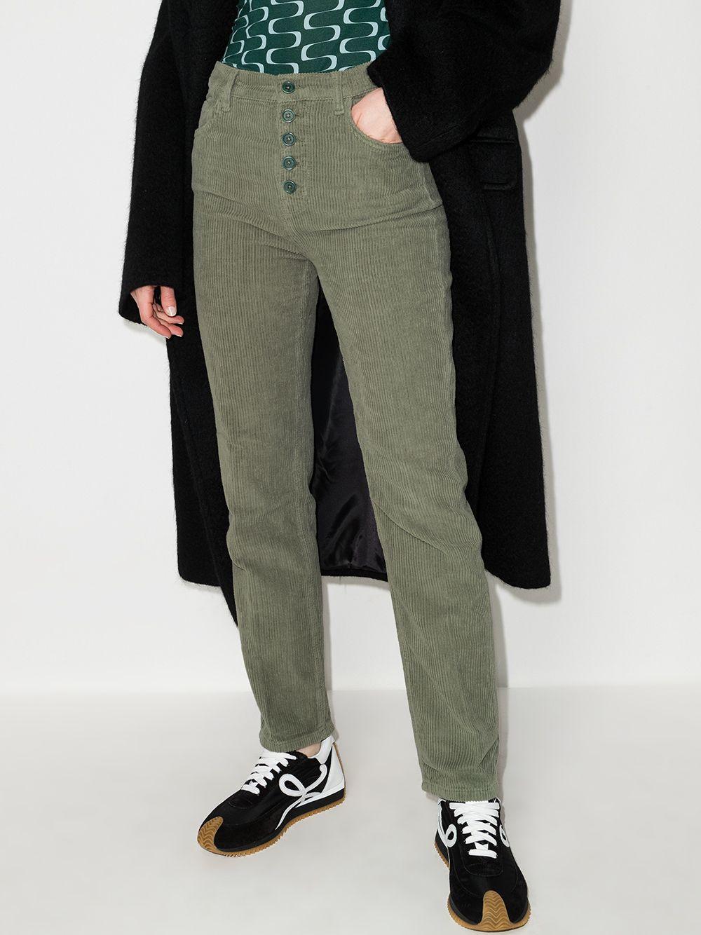 Cynthia straight corduroy trousers