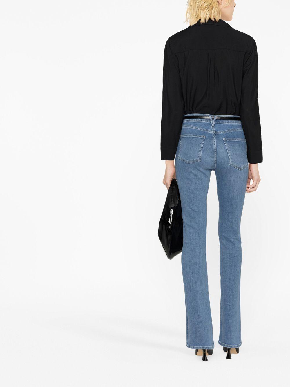 Beverly skinny-cut flared jeans