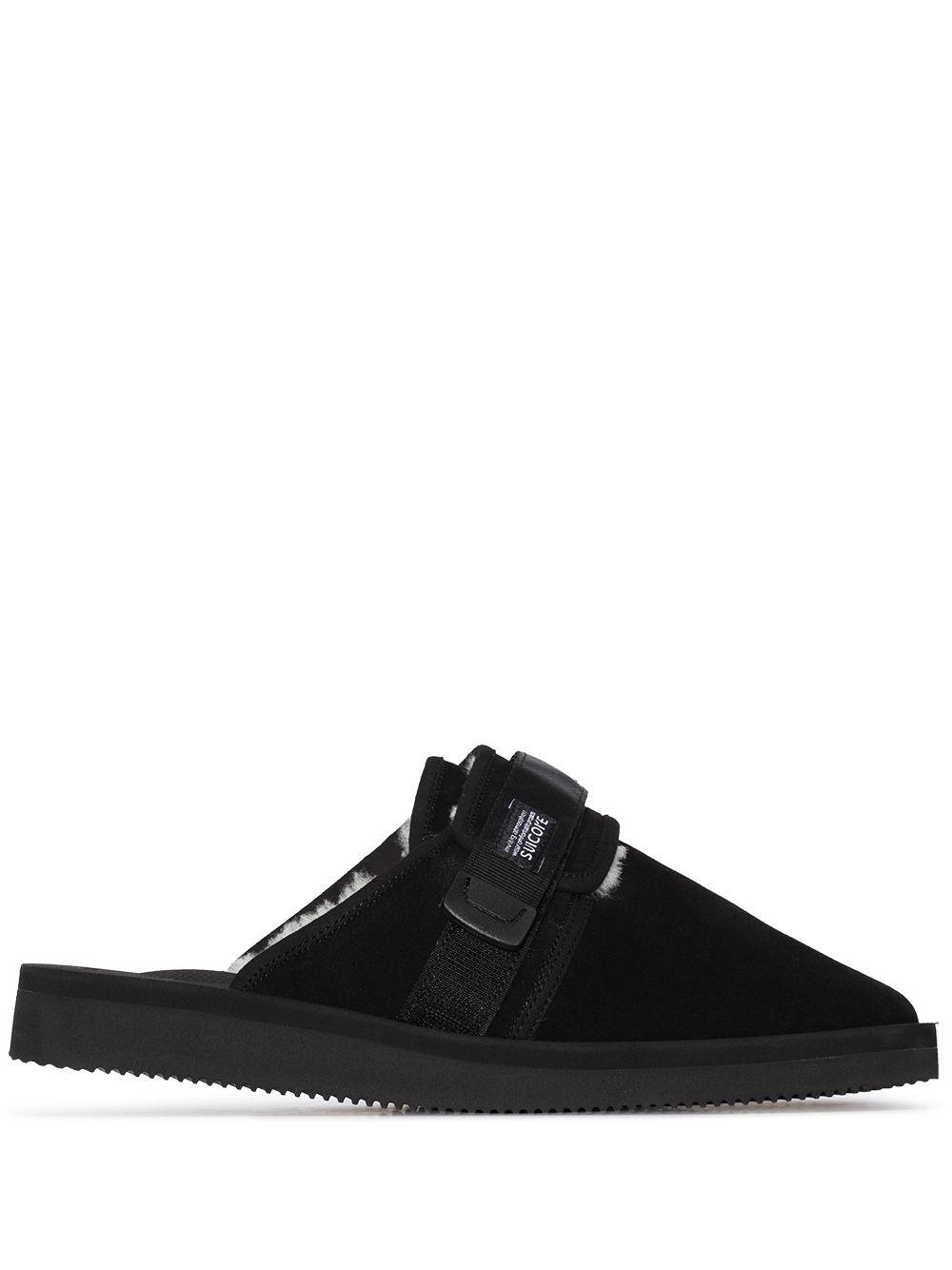 Zavo shearling-trim slippers