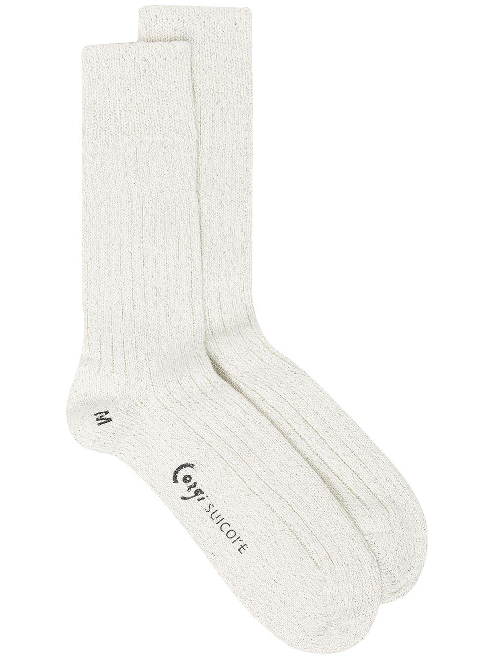 logo-print ankle socks