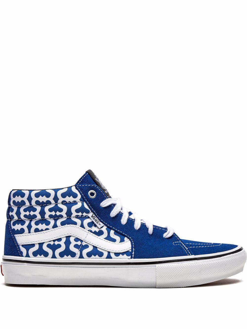 x Supreme Grosso Mid "Monogram S - Royal" sneakers