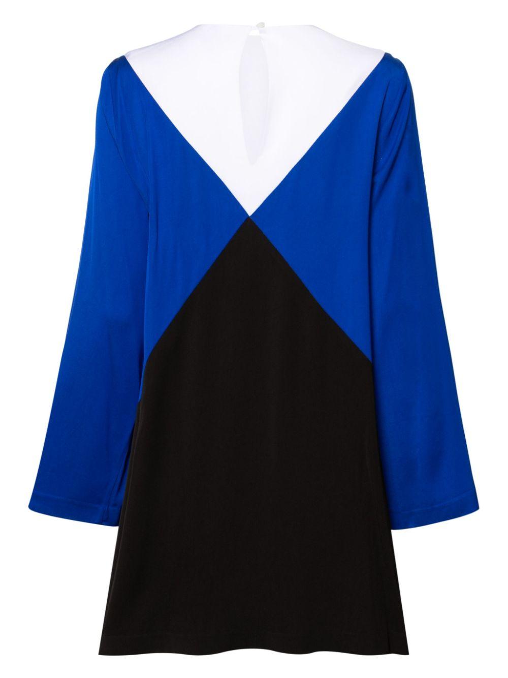 colour-block midi dress