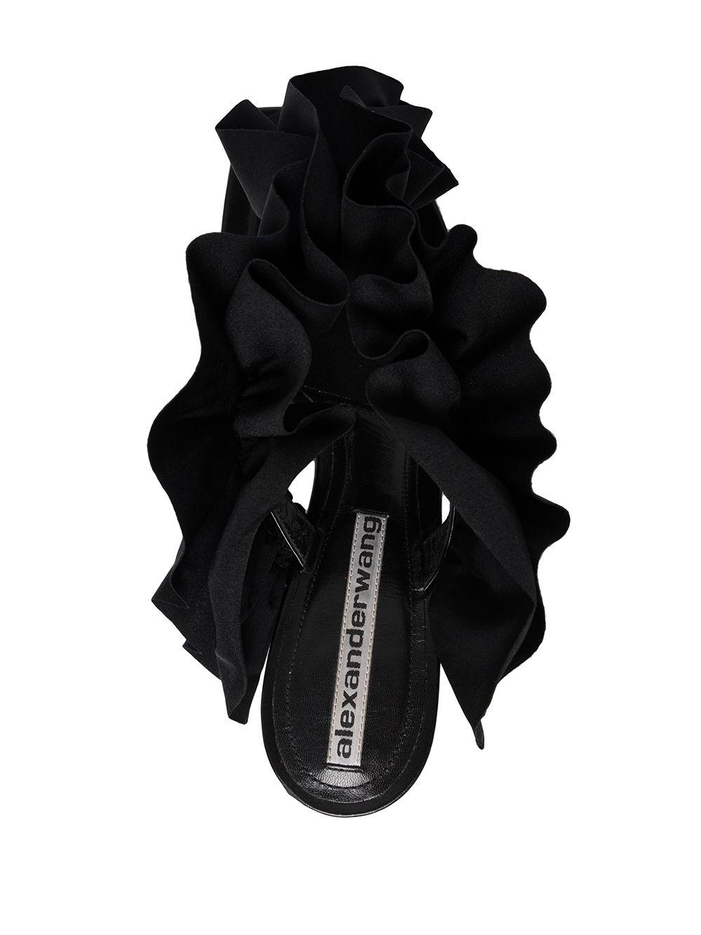 ruffled thong-strap sandals