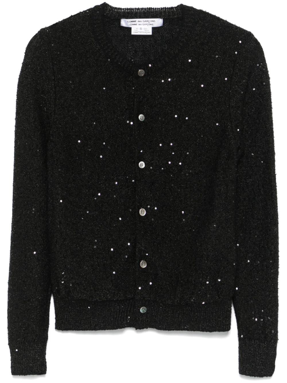 sequin-embellished cardigan 