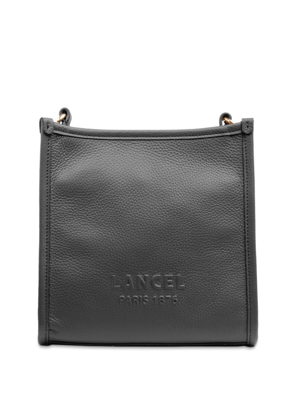 logo-embossed crossbody bag