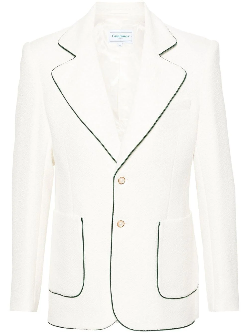 Tennis single-breasted blazer