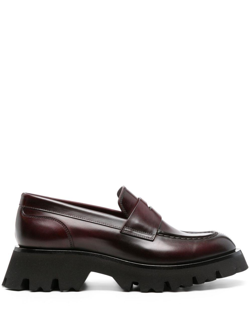  Alfie penny-slot leather loafers