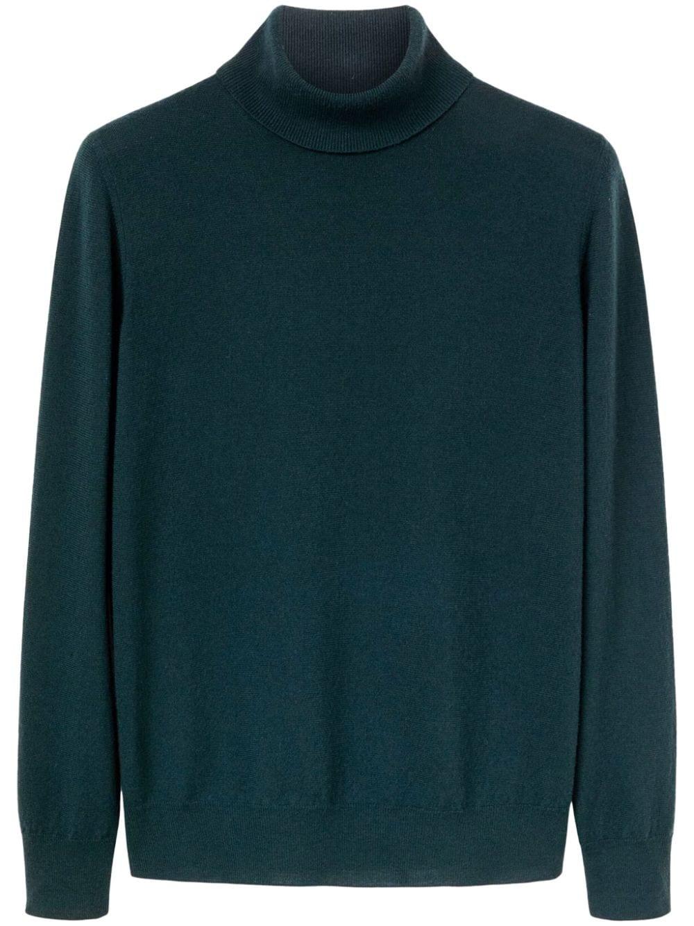 roll-neck cashmere jumper