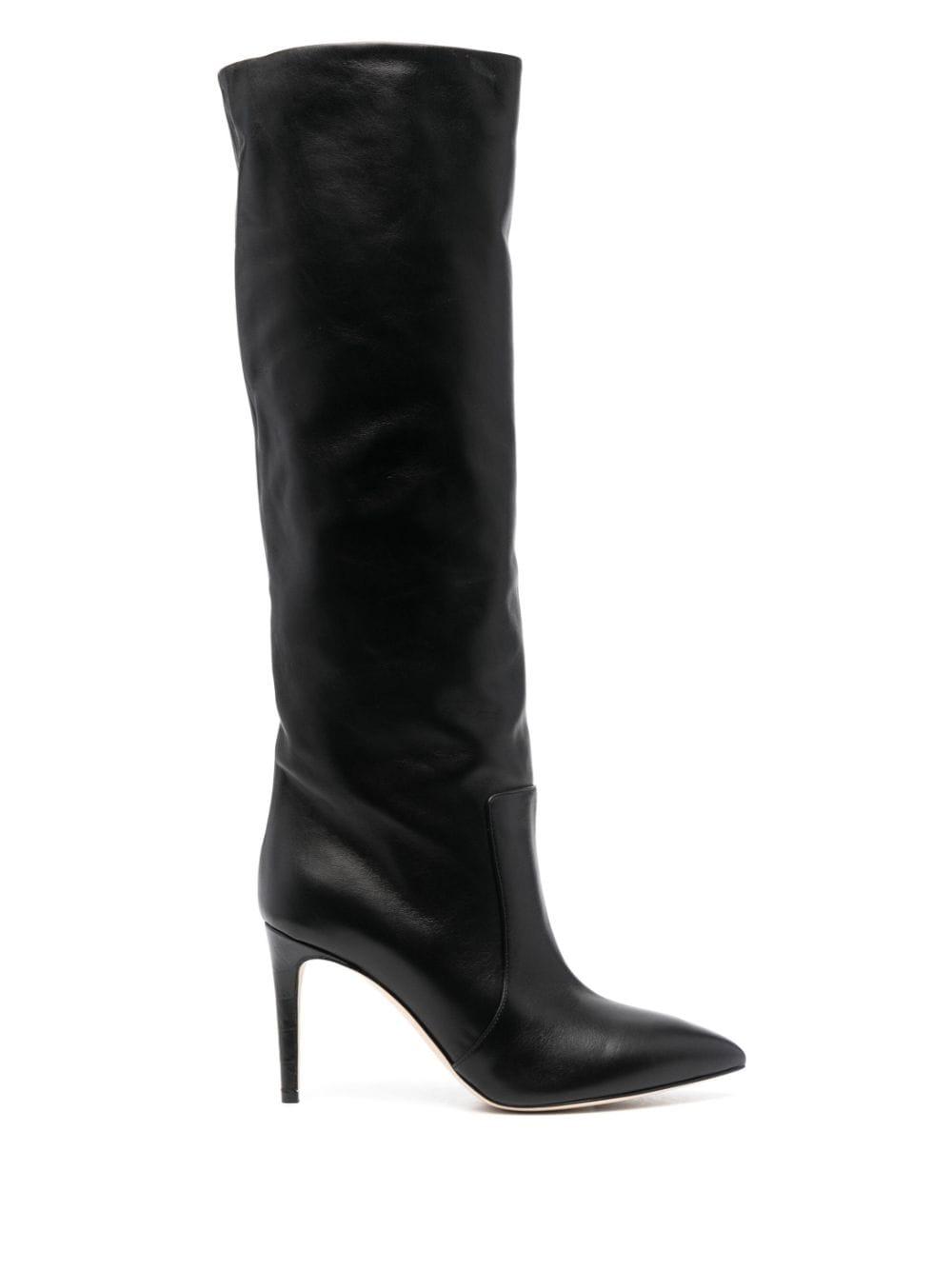 Stiletto 85mm leather boots