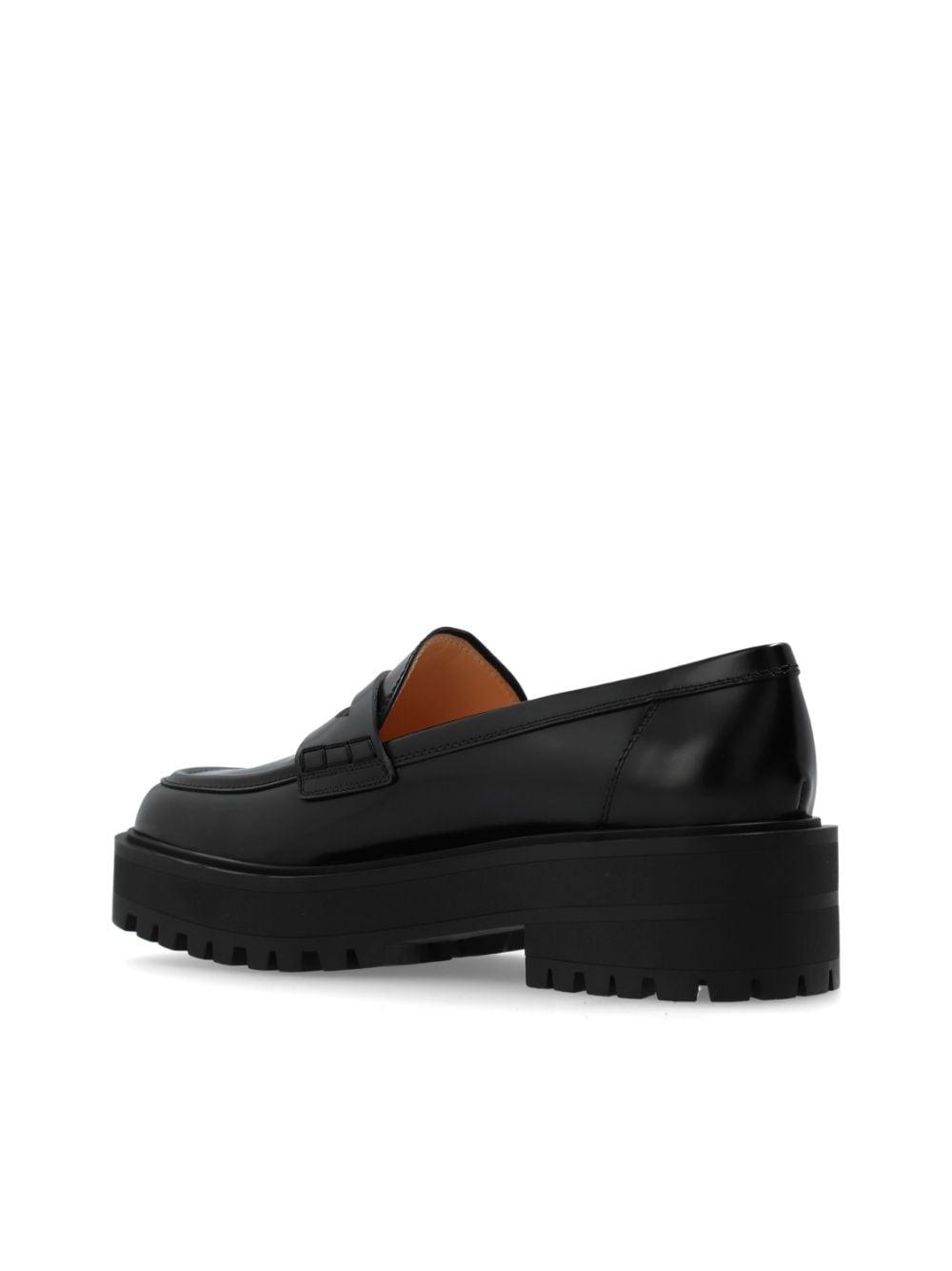 leather loafers