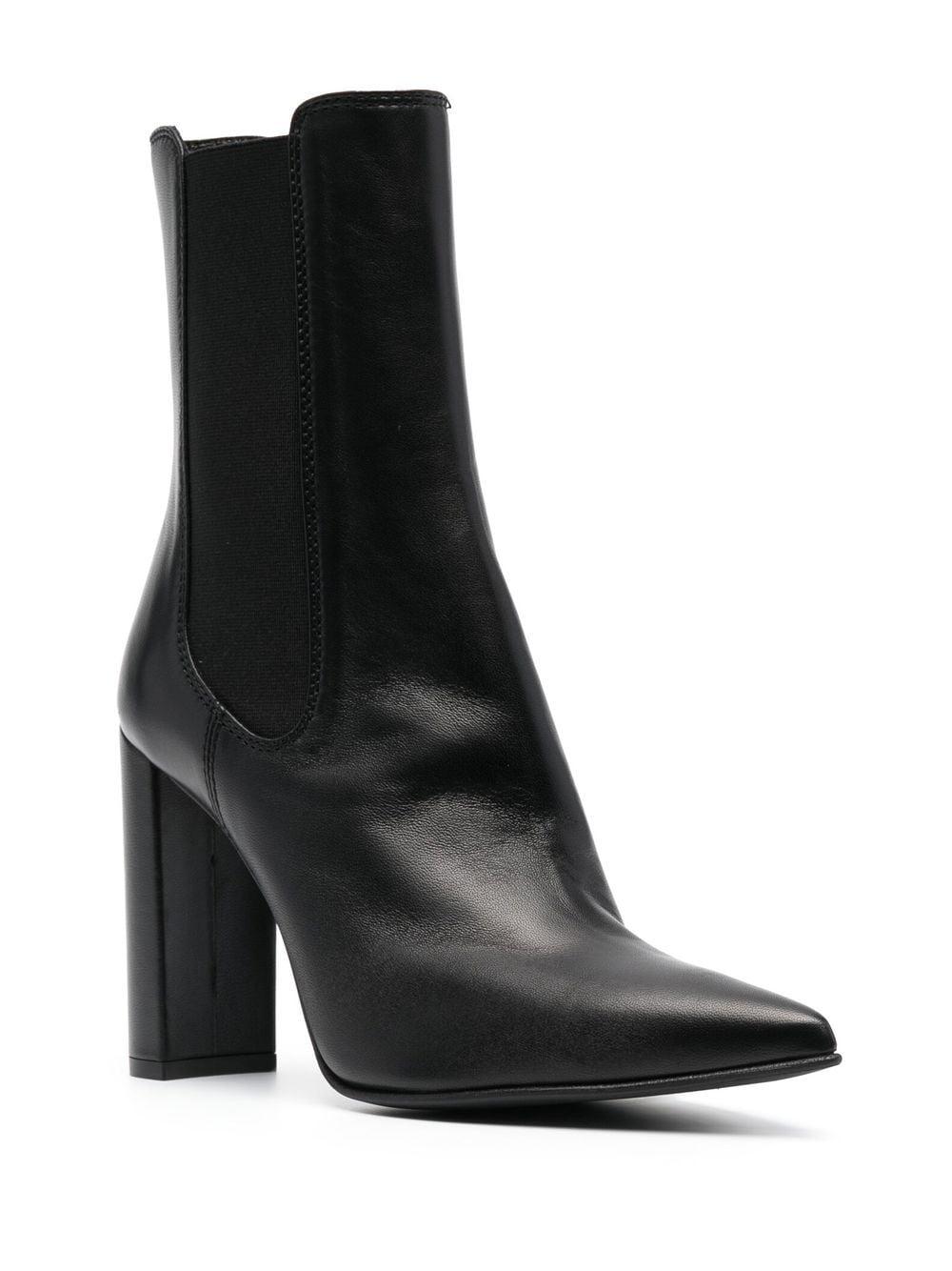 Megan block-heel 110mm ankle boots