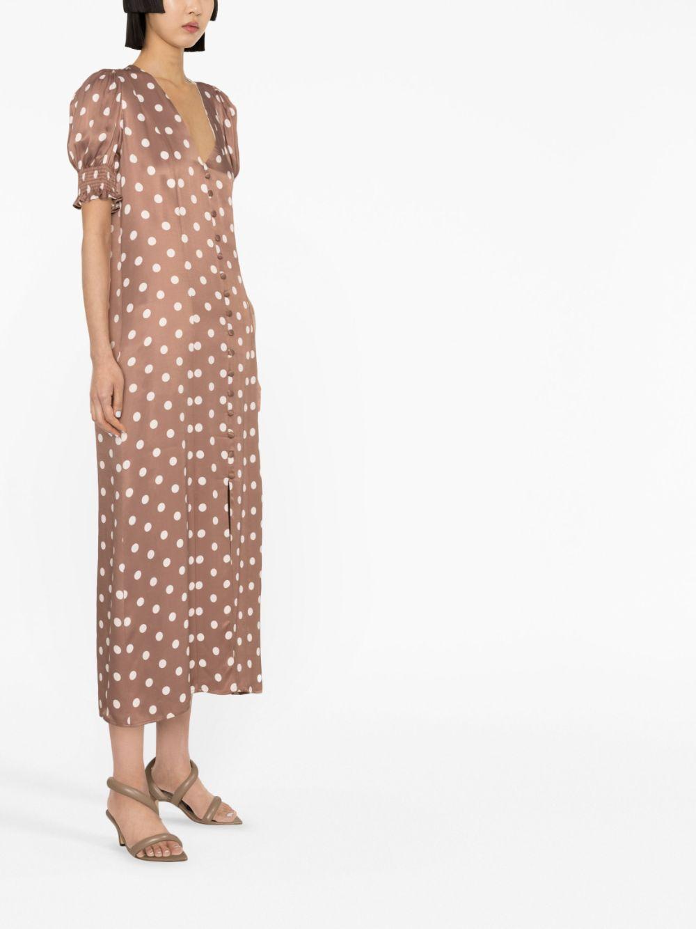 Bella polka-dot dress