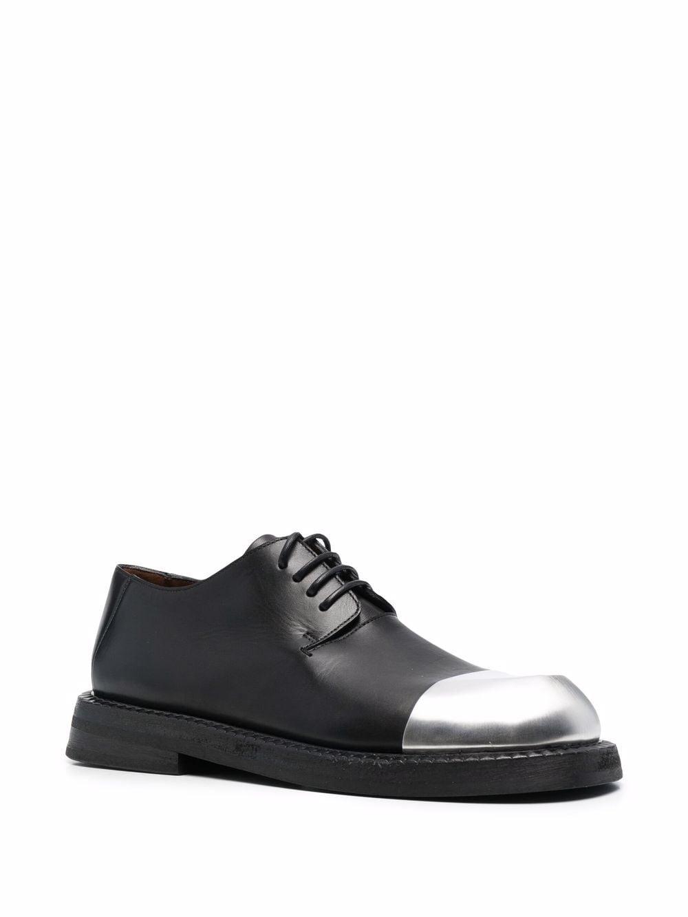 contrast-toecap lace-up shoes