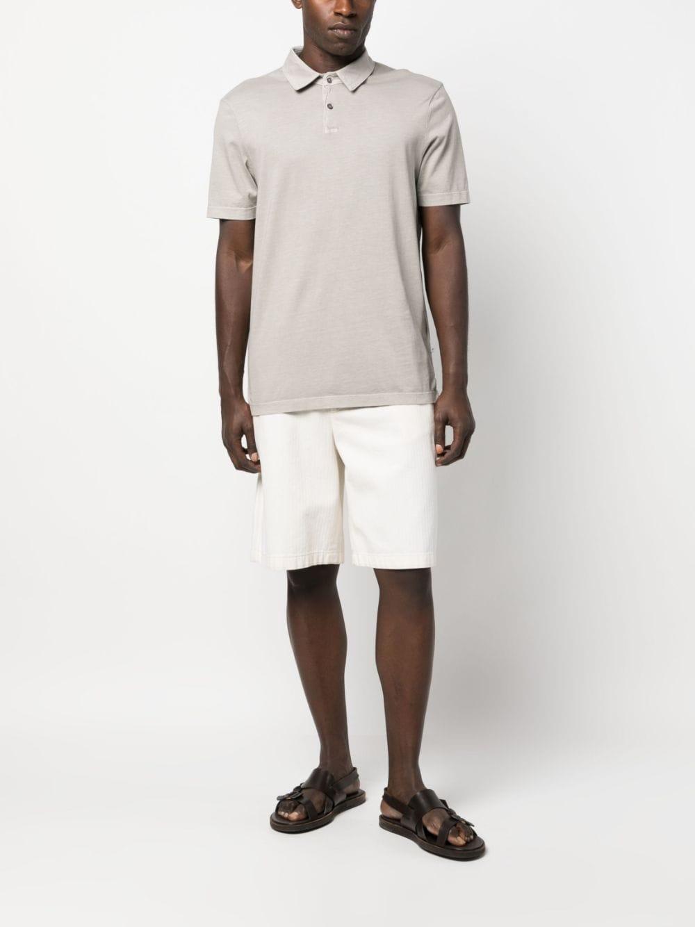 short-sleeve Supima-cotton polo shirt