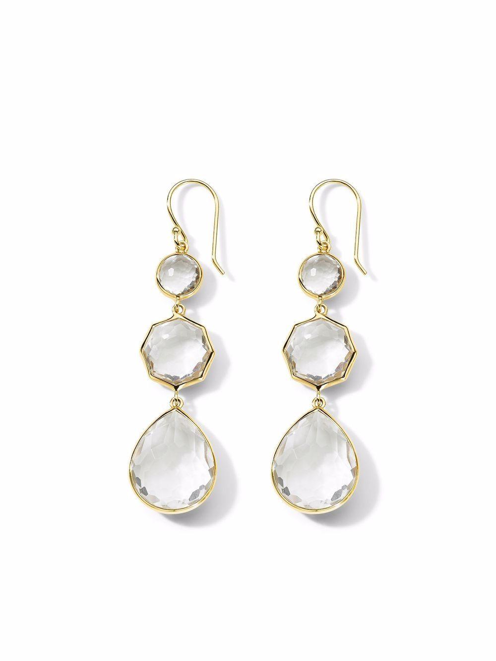 18kt yellow gold Rock Candy® Small Crazy 8s earrings