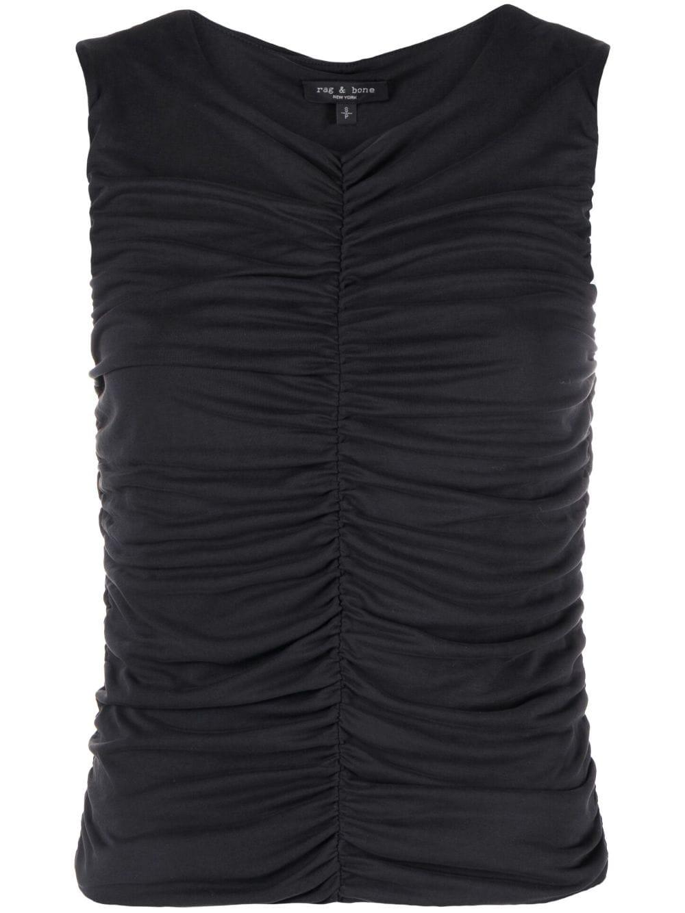 ruched tank top