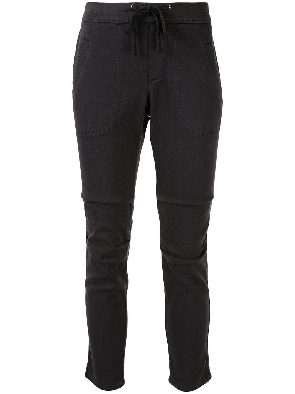 slim cropped trousers