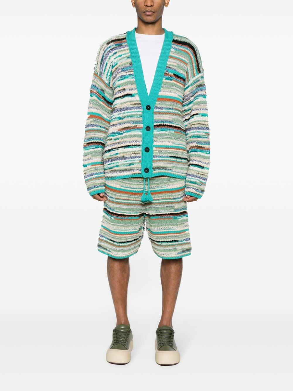 Madurai striped cardigan