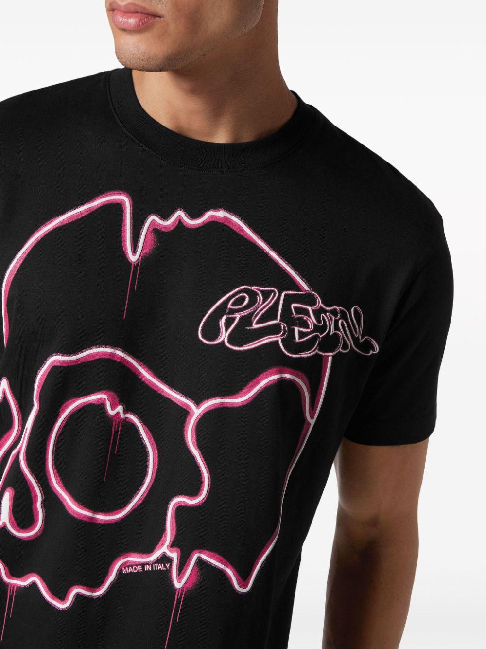 Dripping Skull cotton T-shirt