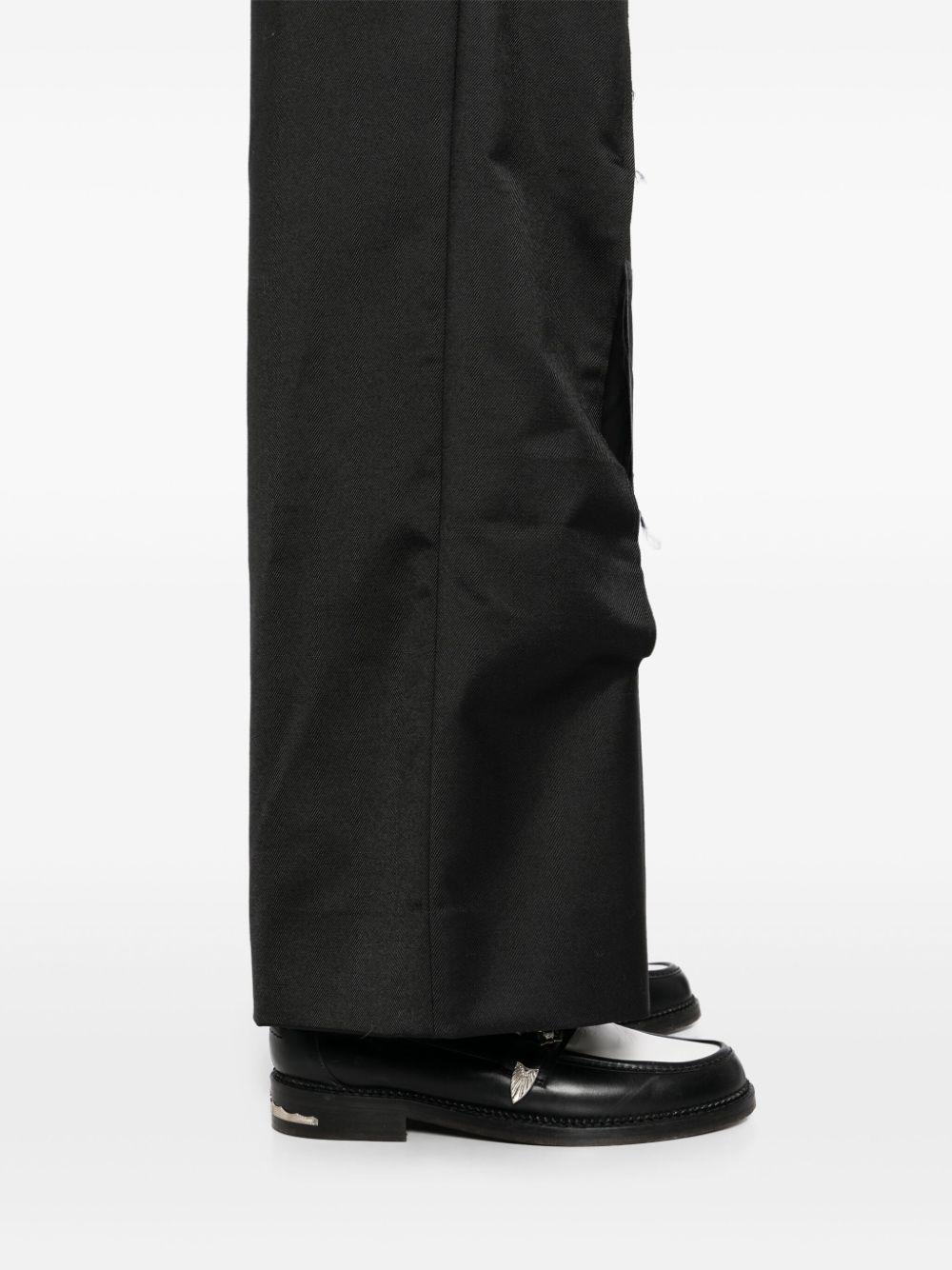 straight-leg trousers