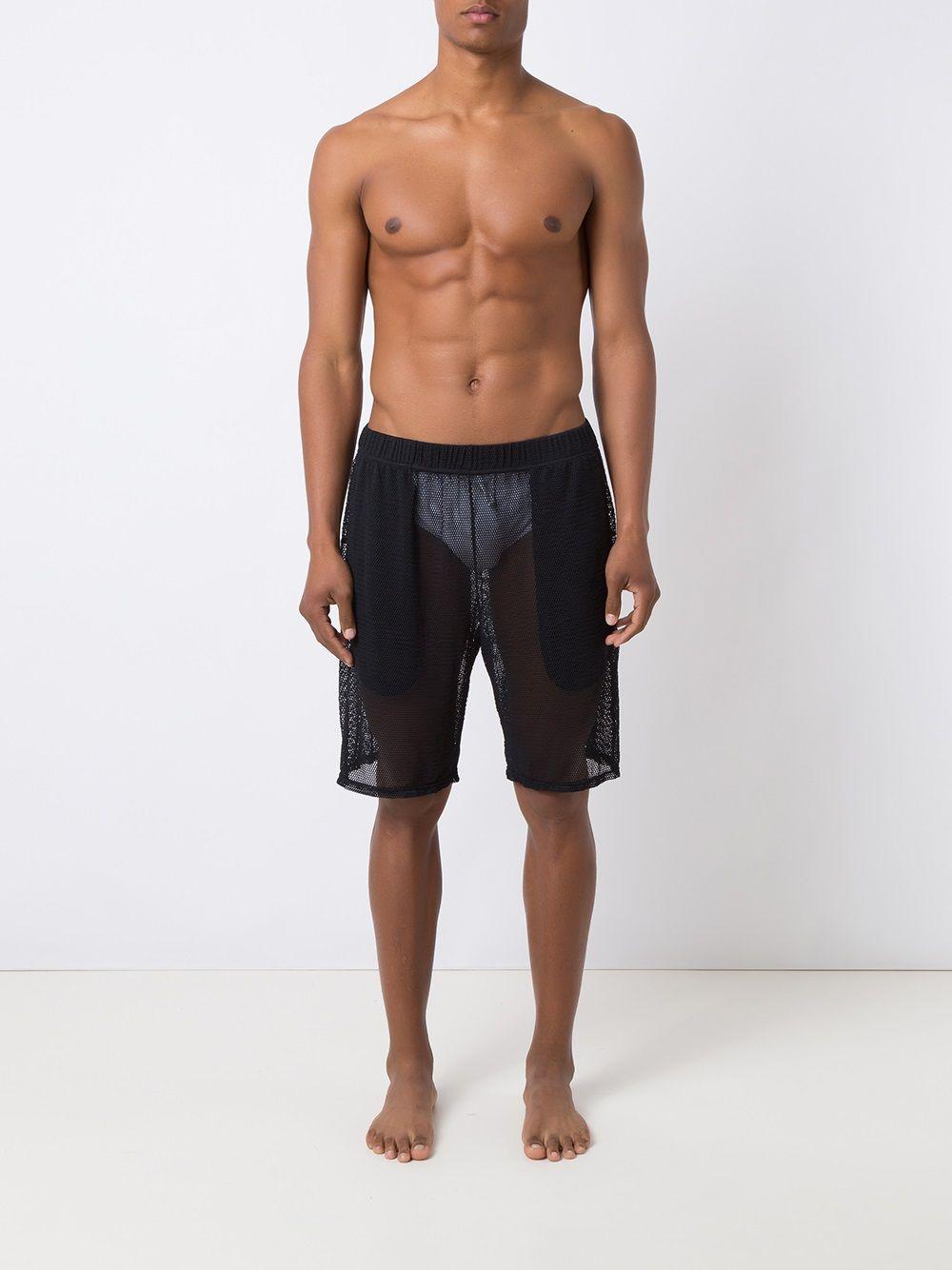 mesh swim shorts