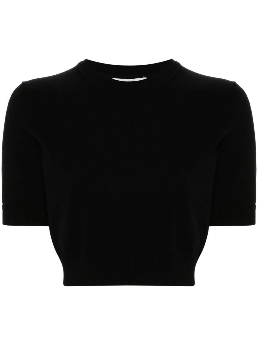 crew-neck cropped T-shirt