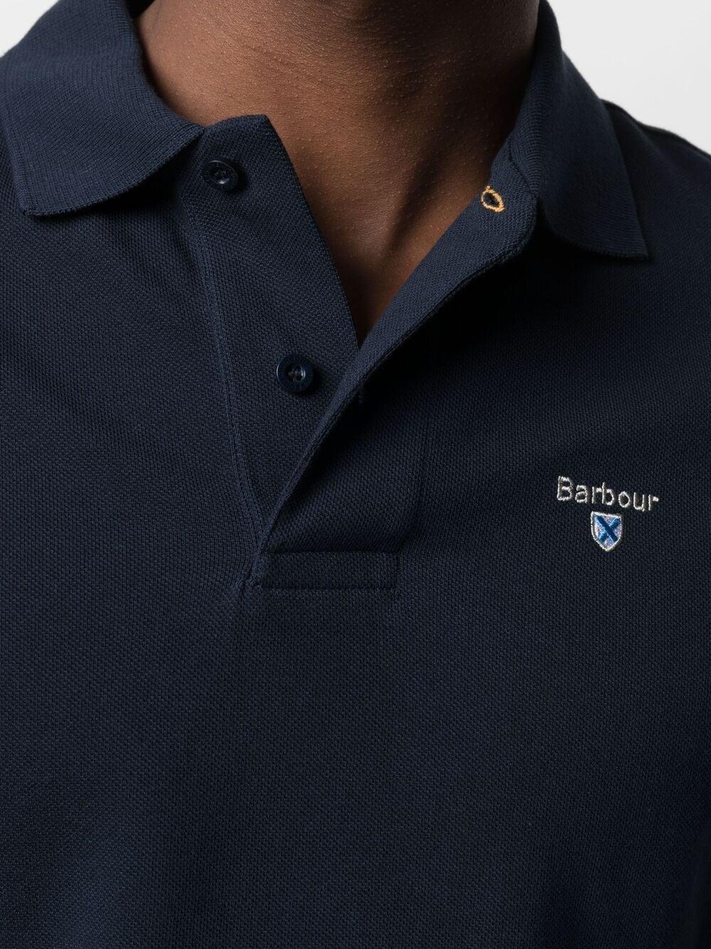 logo embroidered polo shirt