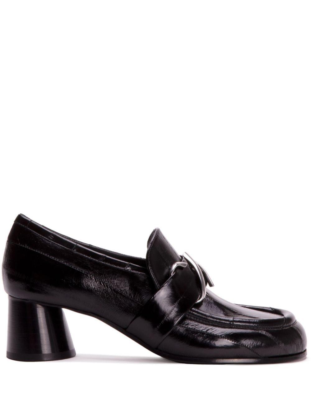 Monogram 55mm leather loafers 