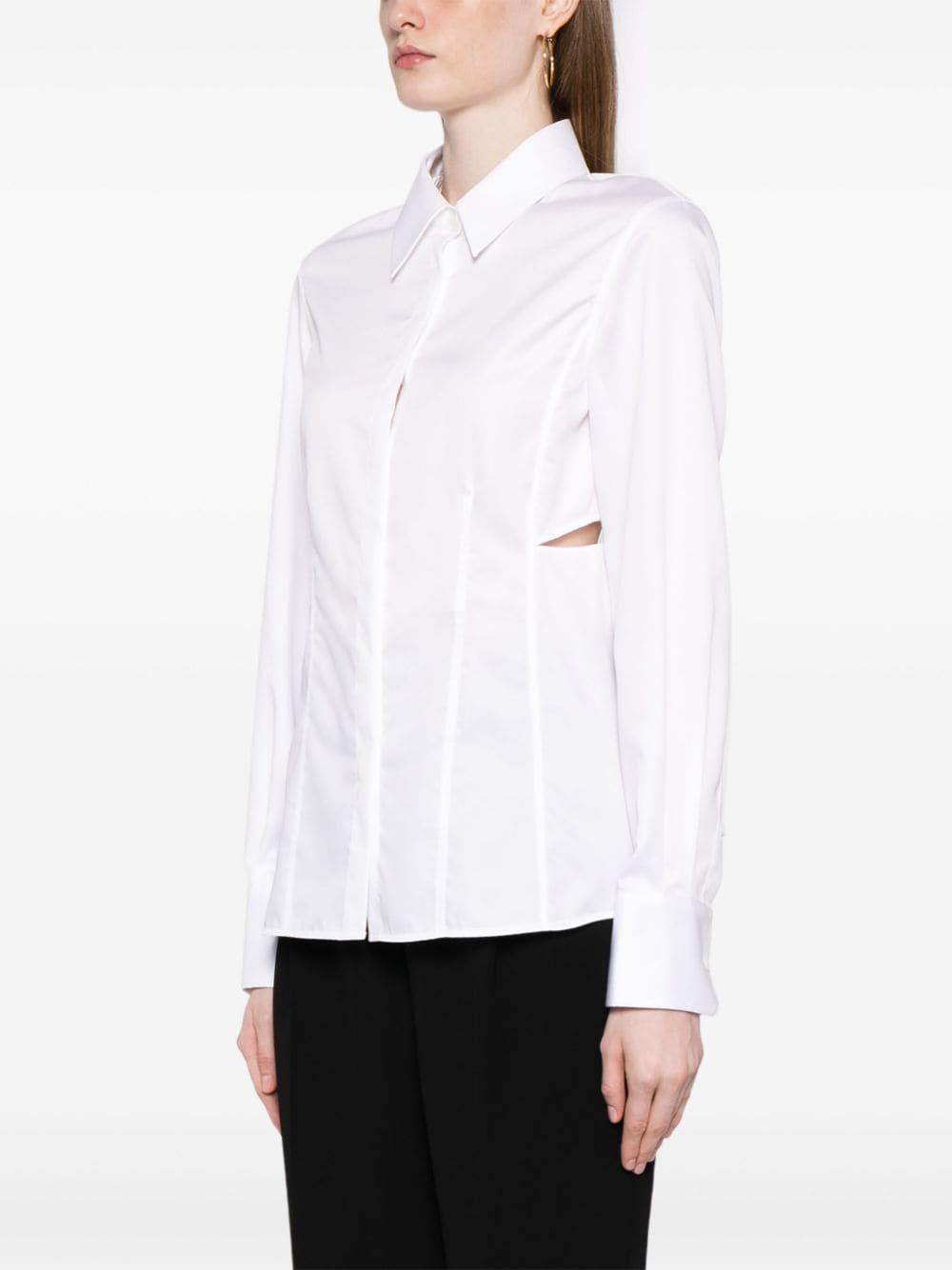 slash silk shirt 