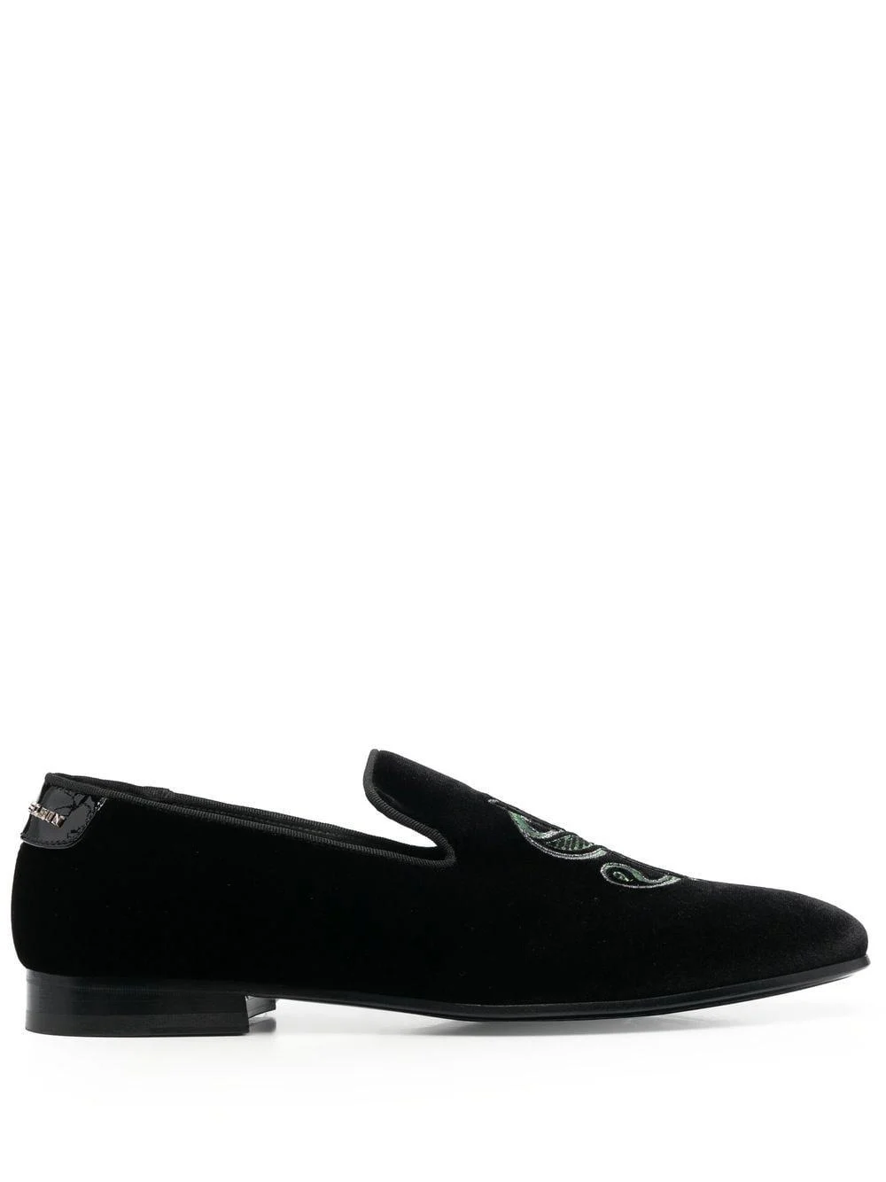 Money velvet loafers