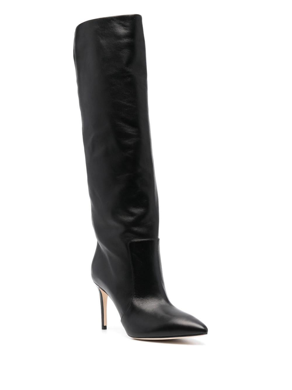 Stiletto 85mm leather boots