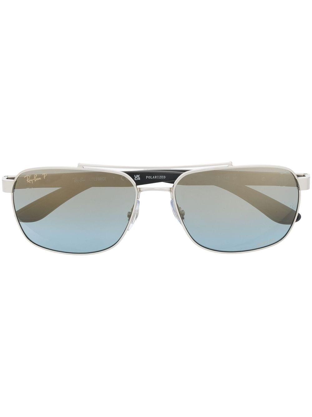 square-frame tinted sunglasses 