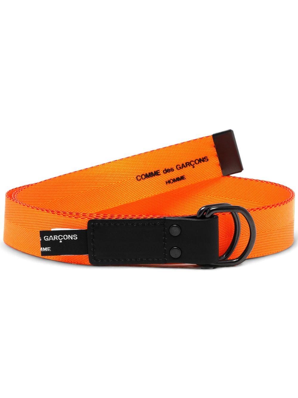 logo-print belt