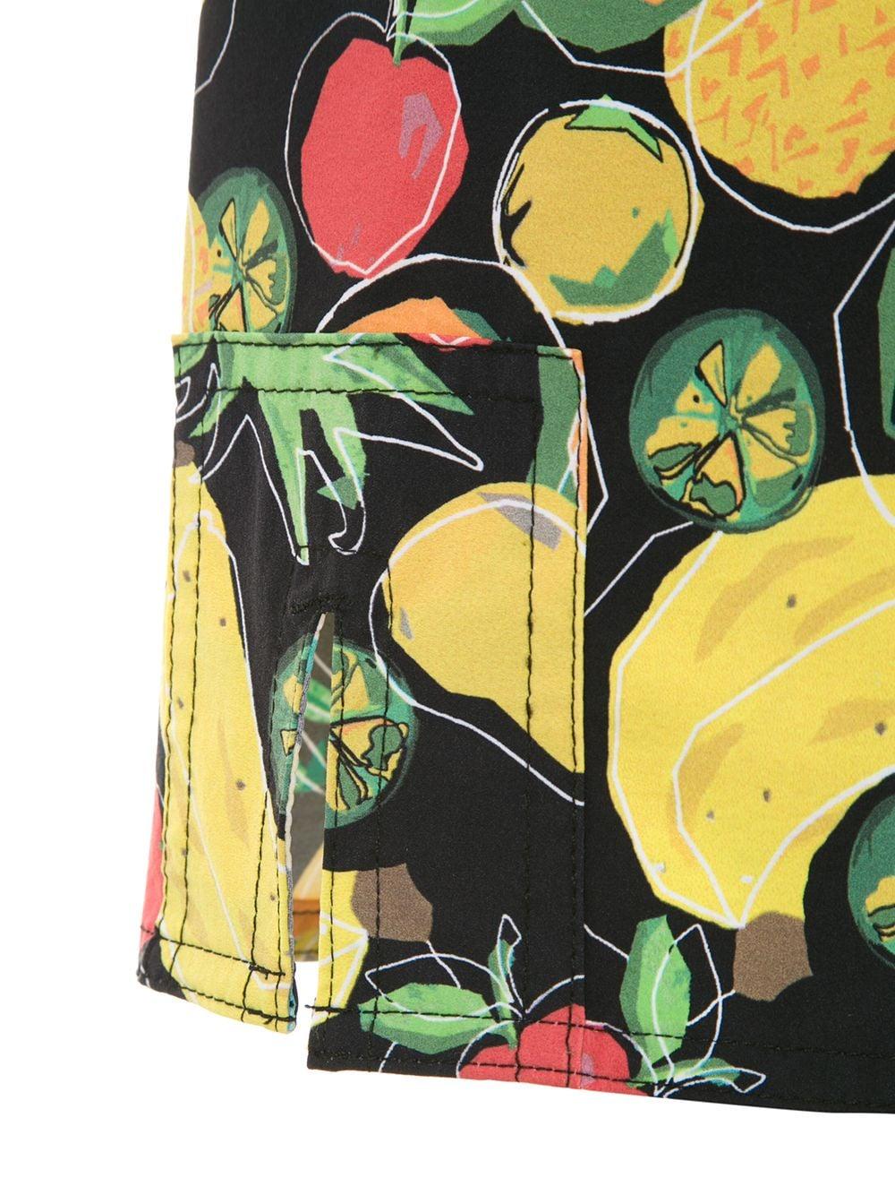 fruit print swim shorts