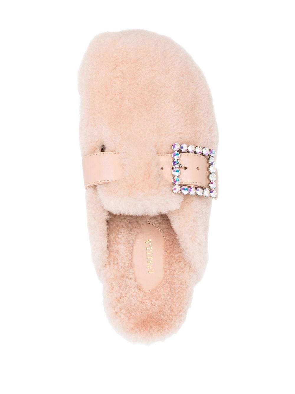 Rita buckle-embellished slipper