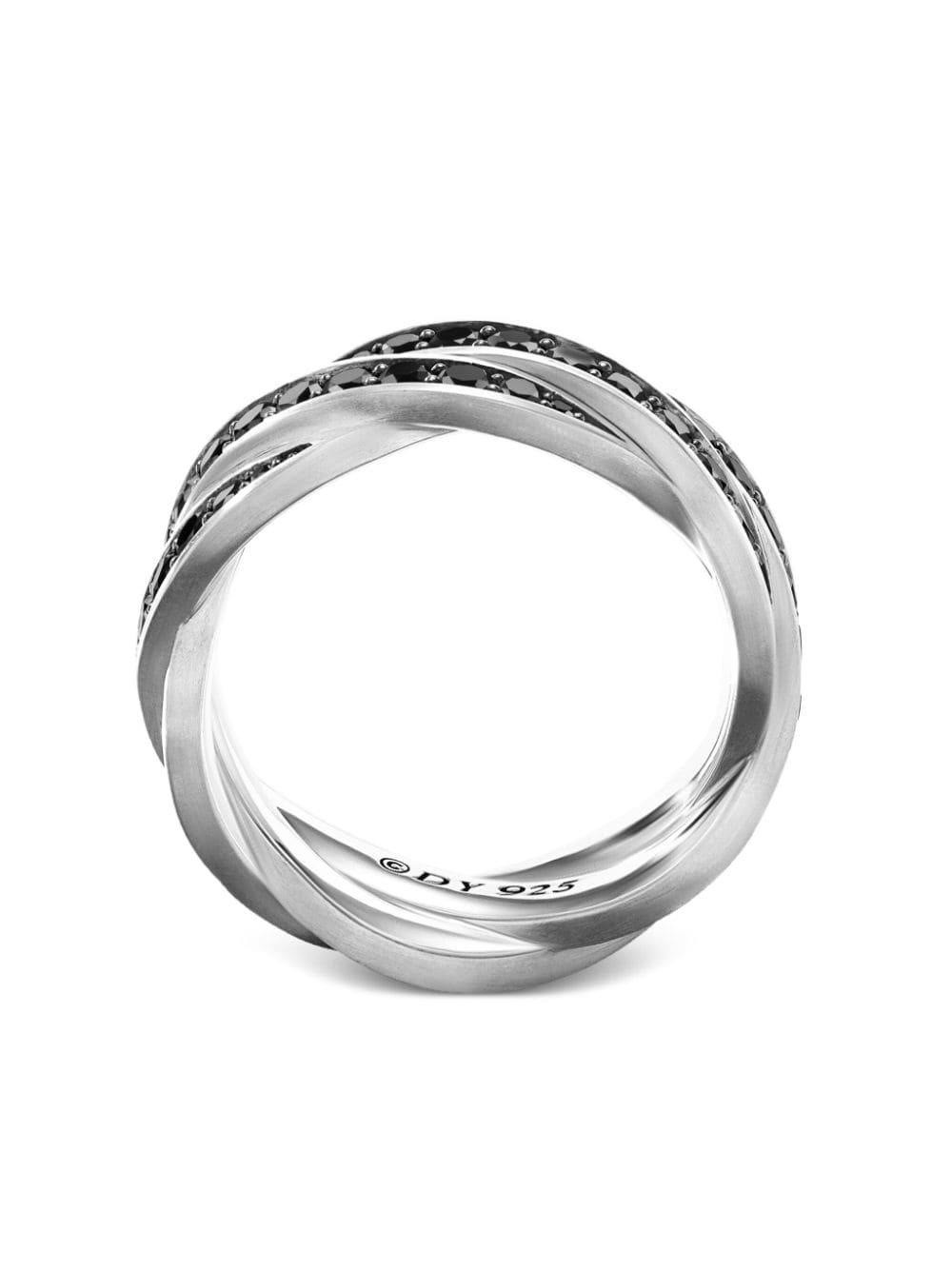 sterling silver Helios™ diamond band ring