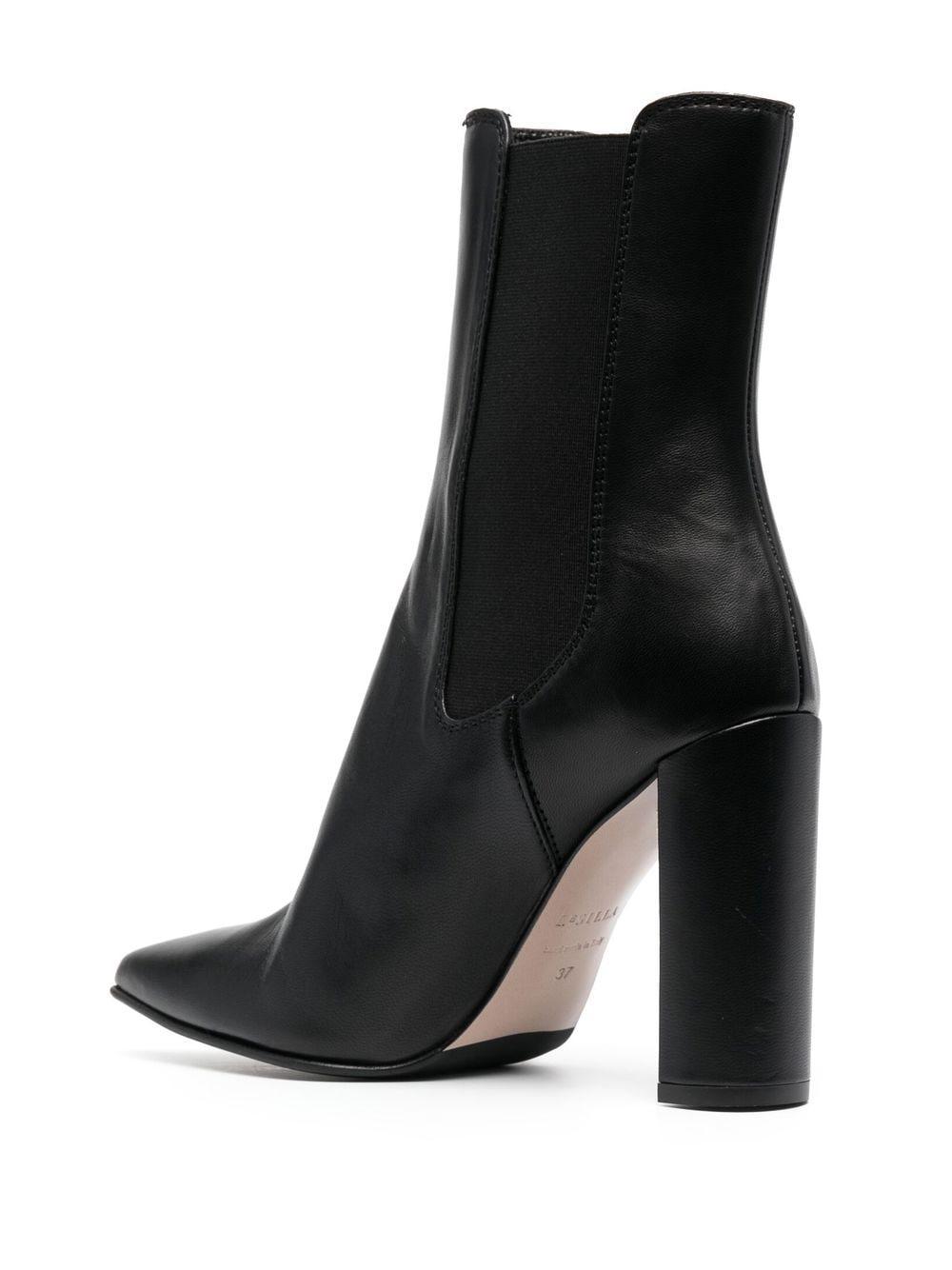 Megan block-heel 110mm ankle boots