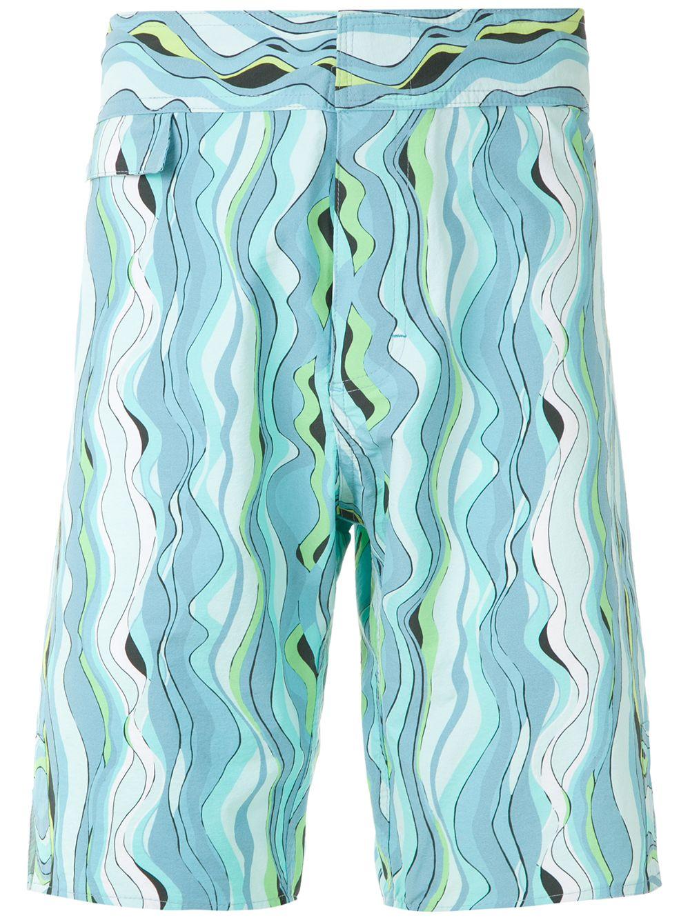 printed swim short