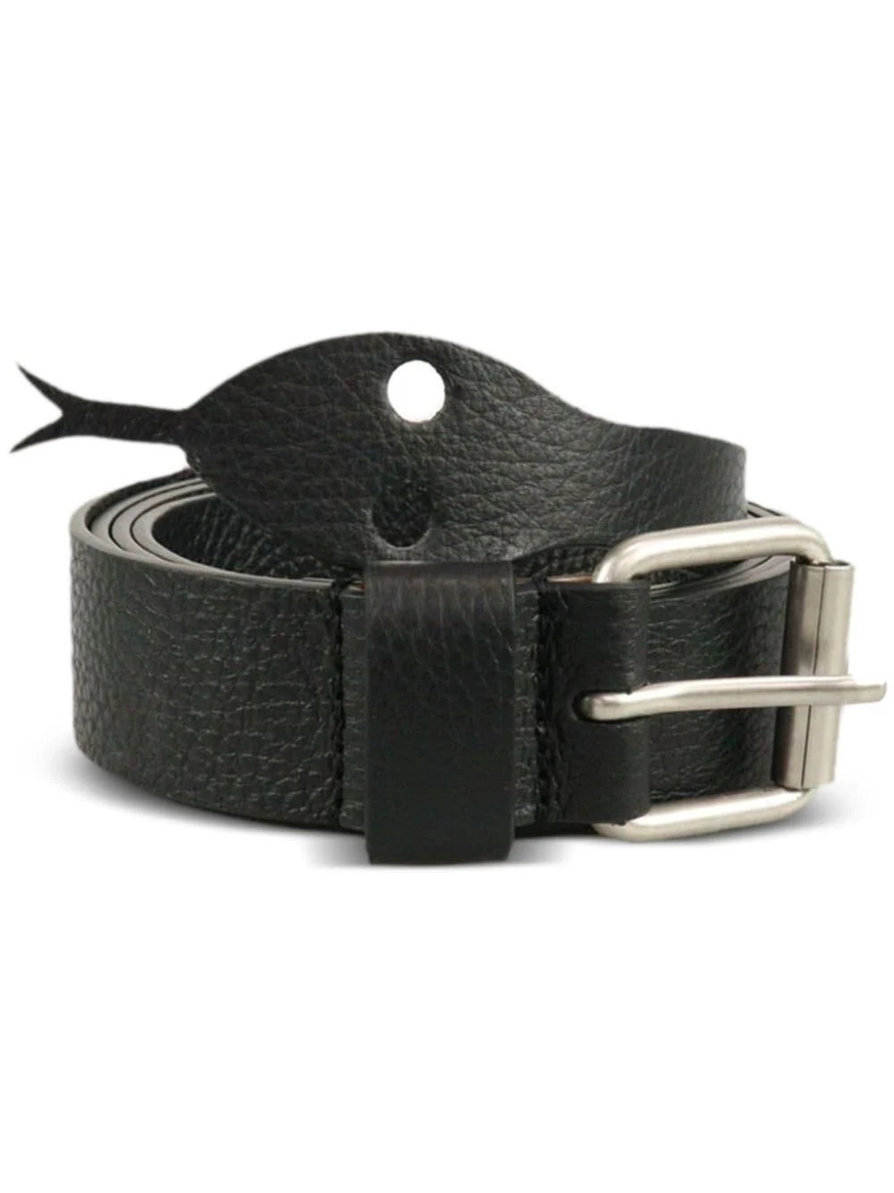 snake leather belt